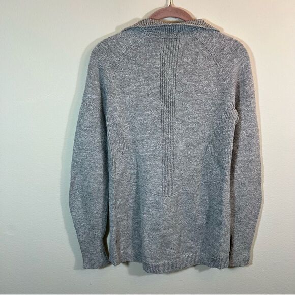 Lululemon Summit Stride Sweater Heathered Core Ultra Light Grey Women’s Medium - Picture 10 of 12
